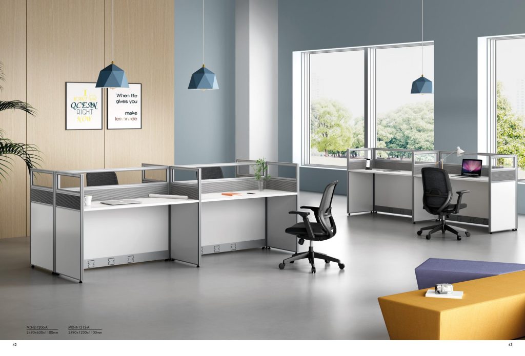Minimalist Modern Office Desk 0625 by Wenyi