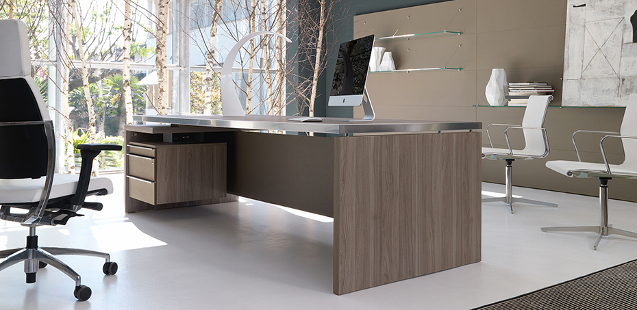 Minimalist Modern Office Desk 1850 by Wenyi