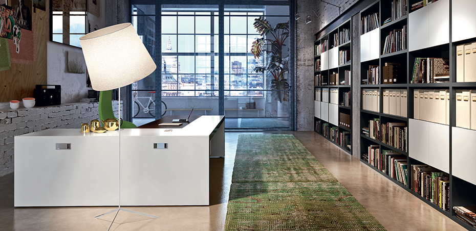 Minimalist Modern Office Desk 4728 by Wenyi