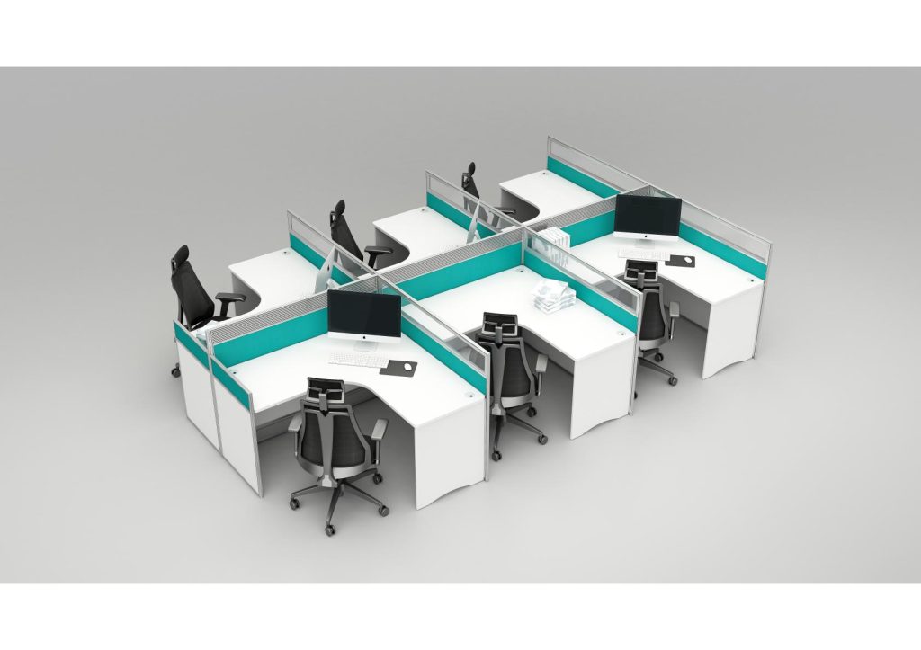 Partition Desk System W1 by Wenyi Office Furniture