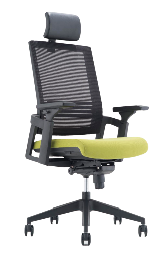 GT 001B1 Mid-Back Leather Task Chair by Wenyi